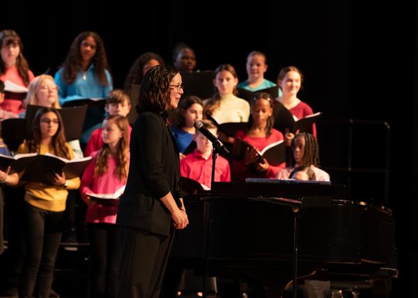 2023 All County Chorus Students Performing